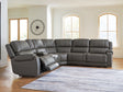 Furniture City - MS - Ashley Furniture - 5Z - Pittson Sectional - 6-Piece Power Reclining Sectional - PCU12600S5