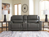 Furniture City - MS - Ashley Furniture - 5Z - Pittson Sectional - 3-Piece Power Reclining Sectional Loveseat with Console - PCU12600S2