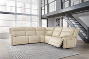 Furniture City - MS - Ashley Furniture - Double Deal Sectional - 5-Piece Power Reclining Sectional / Almond - U13001S2