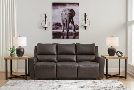 Furniture City - MS - Ashley Furniture - Boxmere Living Room - Power Rocker Recliner / Storm - U1310098