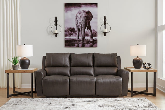 Furniture City - MS - Ashley Furniture - Boxmere Living Room - Power Rocker Recliner / Storm - U1310098