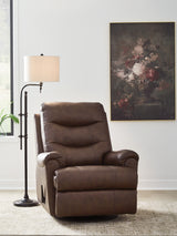 Furniture City - MS - Ashley Furniture - Flynwood Living Room - Swivel Glider Recliner / Espresso - PCU1340061