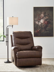 Furniture City - MS - Ashley Furniture - Flynwood Living Room - Swivel Glider Recliner / Espresso - PCU1340061