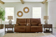 Furniture City - MS - Ashley Furniture - Francesca Living Room - 2 Seat PWR REC Sofa ADJ HDREST / Auburn - U2570547