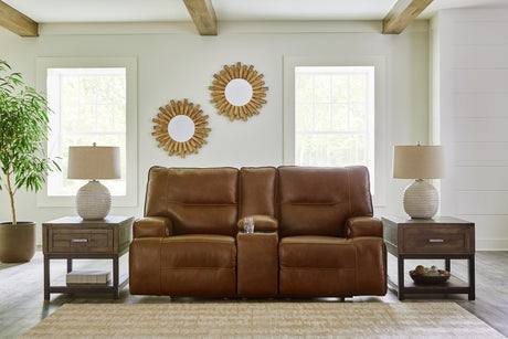 Furniture City - MS - Ashley Furniture - Francesca Living Room - 2 Seat PWR REC Sofa ADJ HDREST / Auburn - U2570547