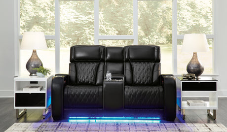 Furniture City - MS - Ashley Furniture - Boyington Living Room - PWR Recliner/ADJ Headrest / Gray - U2710513