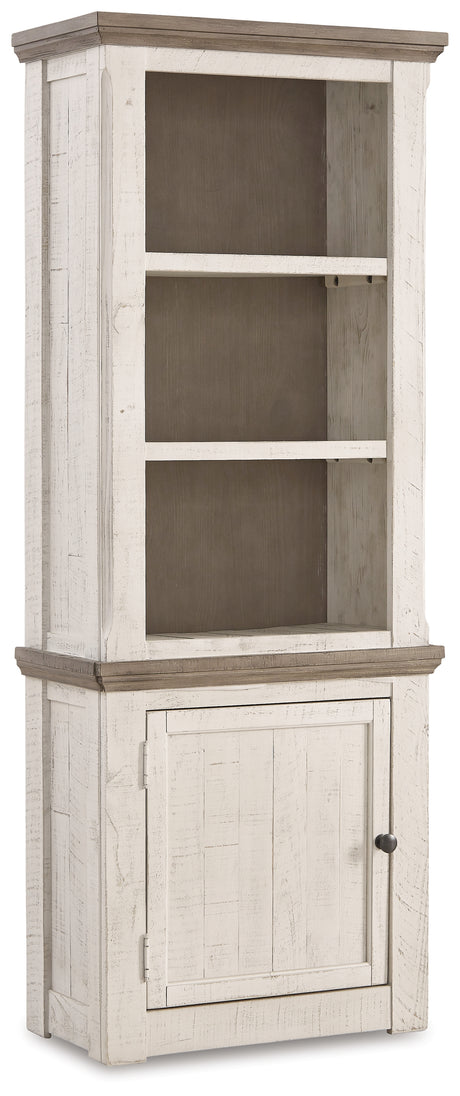 Furniture City - MS - Ashley Furniture - Havalance Left Pier Cabinet - Left Pier Cabinet / Two-tone - W814-33