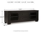 Galliden 80" TV Stand