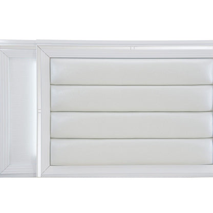 Tamsin - Platform Bed With Footboard Storage, LED Lighting