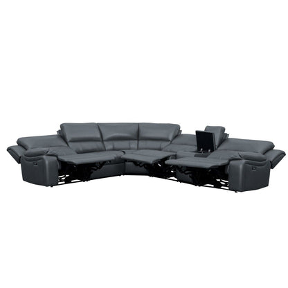 Falun - 6 Piece Modular Power Reclining Sectional