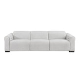 McPherson - Power Double Reclining Sofa With Power Headrests, Charging Ports - Cloud