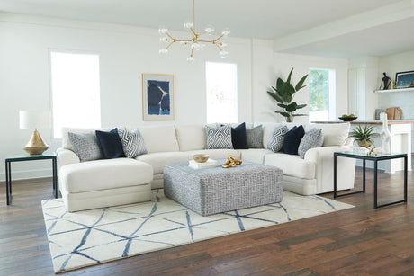 Polaris - Sectional With Comfort Coil Seating, 9 Included Accent Pillows And Included Cocktail Ottoman