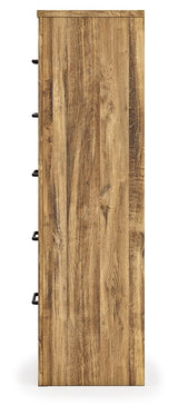 Maystonna - Five Drawer Chest - Brown