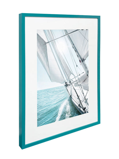Sunward Sails II - 24 X 32 - Framed Print Under Glass - White