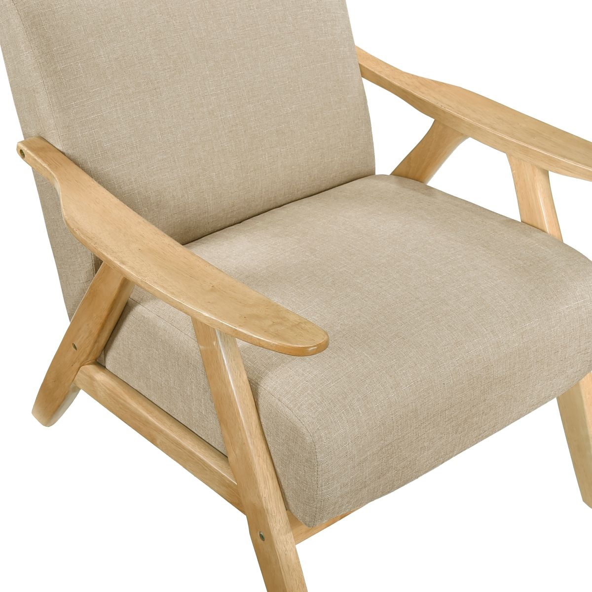 Damala - Accent Chair Light Brown Base