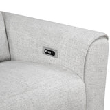 McPherson - Power Double Reclining Loveseat With Center Console And Power Headrests, Charging Ports - Cloud