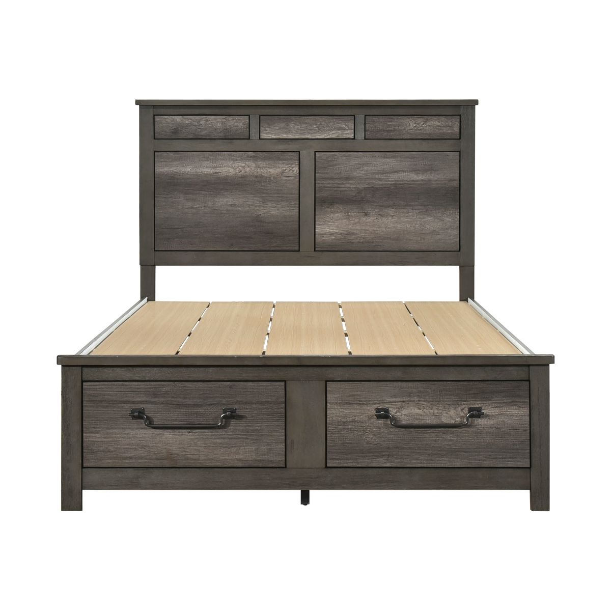 Lenior - Platform Bed With Storage Footboard