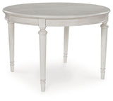 Montelaine - Oval Dining Room Extension Table - Antique White
