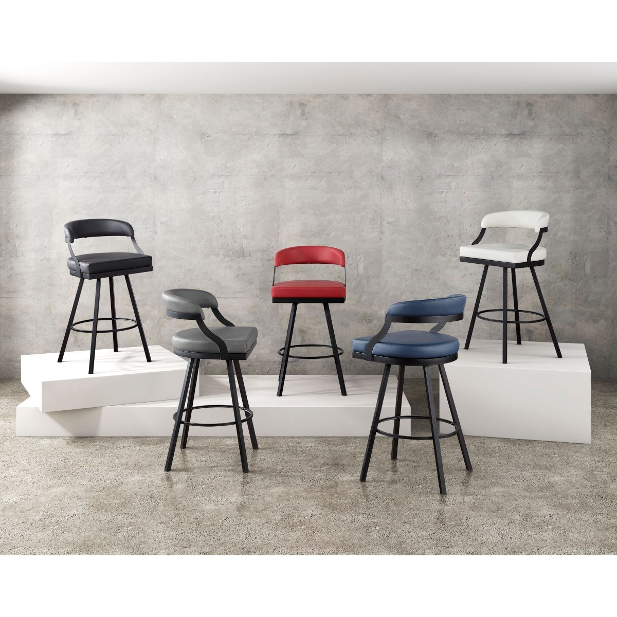 Crowley - Swivel Pub Height Chair (Set of 2)