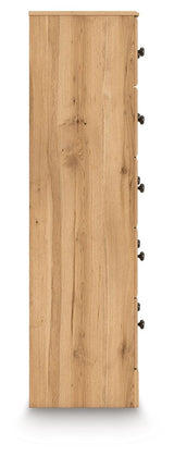 Aleaport - Five Drawer Chest - Warm Brown