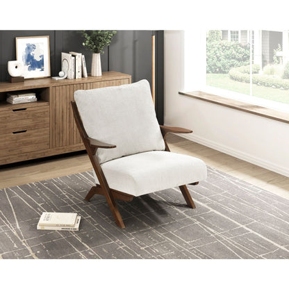 Lennox - Accent Chair - Dark Brown Frame