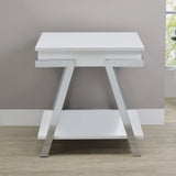 Zena - End Table - White