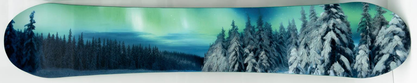 Snowboard - Northern Lights - Blue