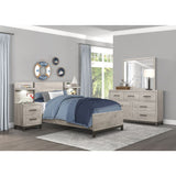 Zephyr - Nightstand With Wall Panel