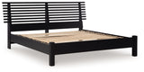 Danziar - Slat Panel Bed With Low Footboard Set