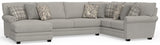 Livingston - Sectional With Comfort Coil Seating And Accent Pillows Included