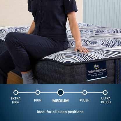 Perfect Sleeper Pro - 14" Dublin Latex Hybrid Medium Mattress