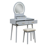 Camilla - Vanity Dresser With Mirror And Stool