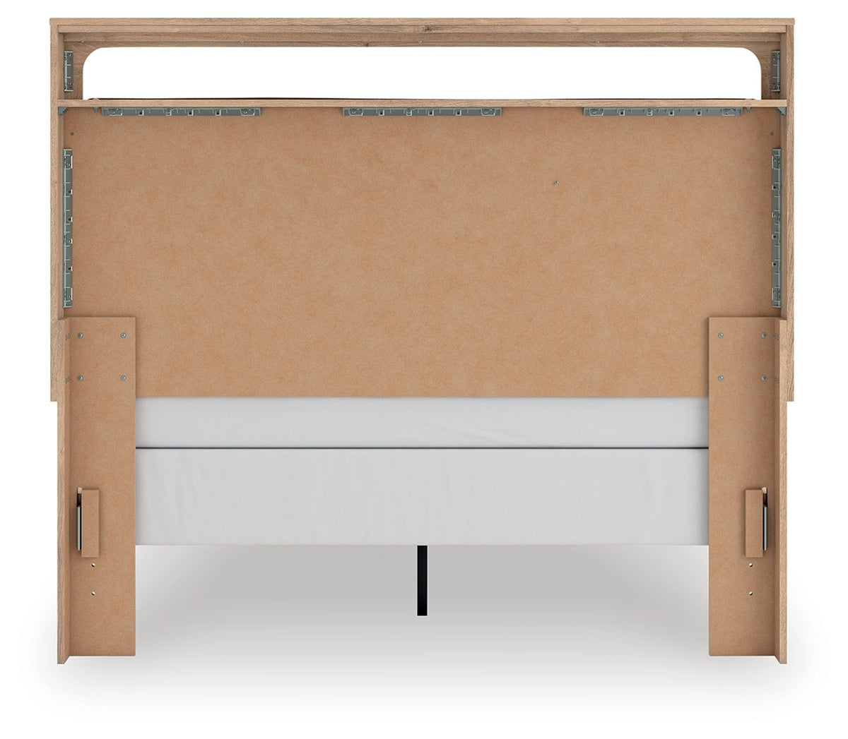 Kinlanni - 3 Pc. - Queen Upholstered Panel Bed, Dresser And Mirror - Tan