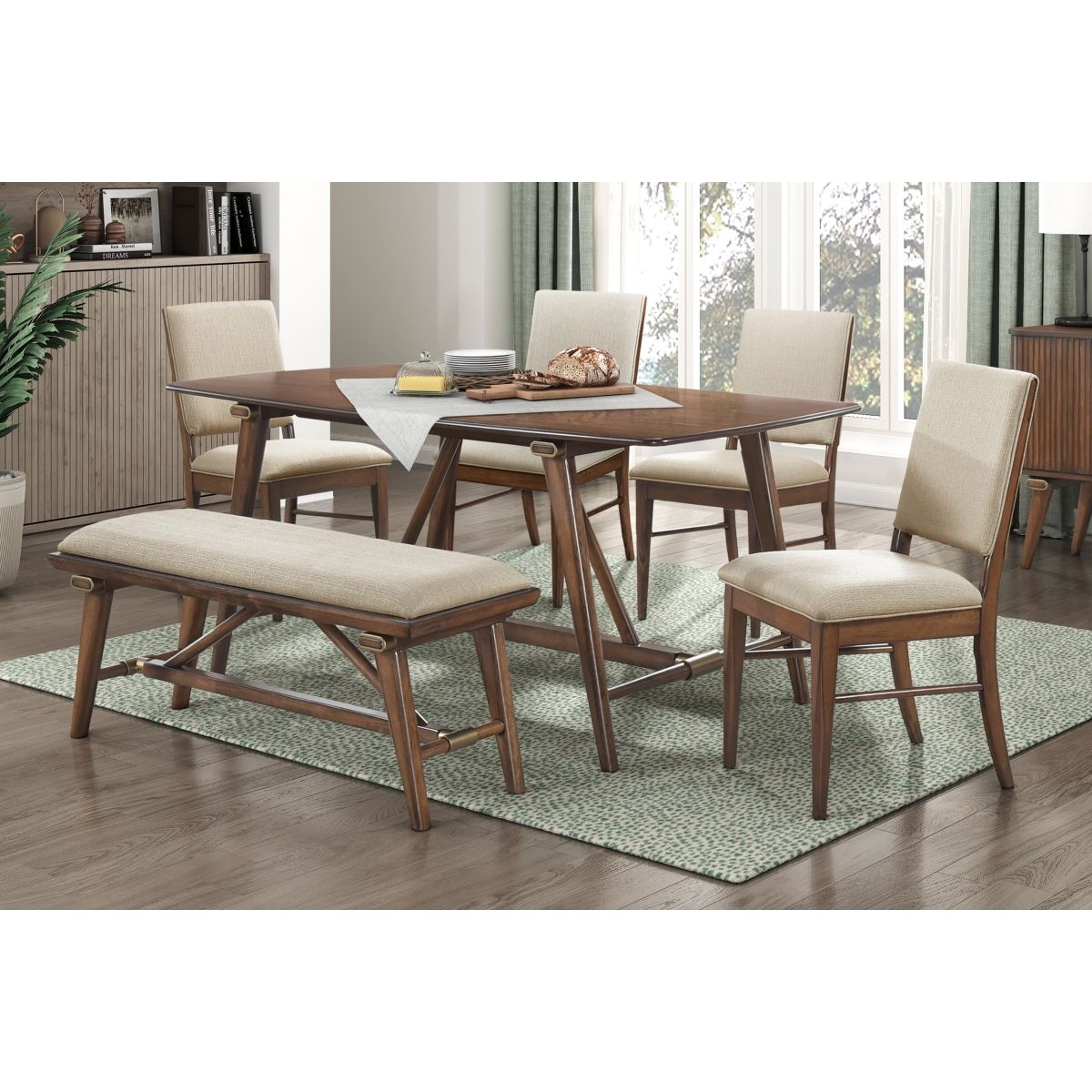 Monroe - Bench - Cream