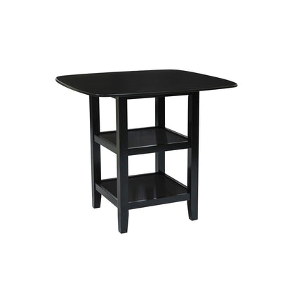 Norman - 5 Piece Pack Counter Height Set - Black