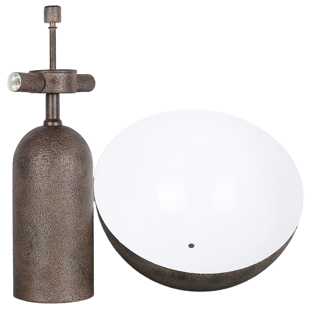 Bronze Canopy - 17 X 13 - Metal Accent Lamp (Set of 2) - Textured Antique Bronze