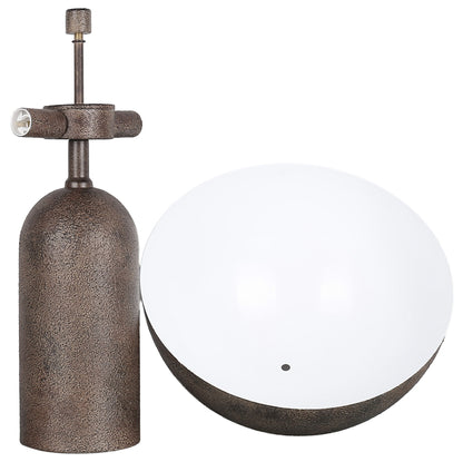 Bronze Canopy - 17 X 13 - Metal Accent Lamp (Set of 2) - Textured Antique Bronze