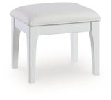 Chalanna - Vanity Stool - White