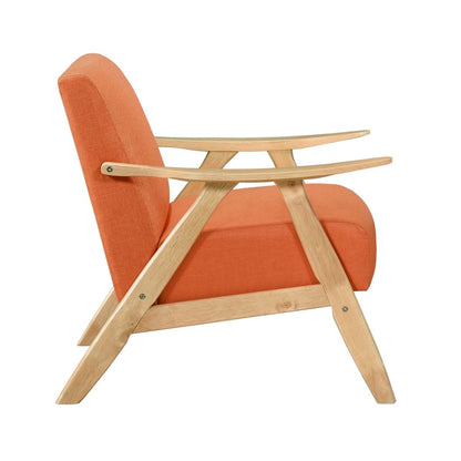 Damala - Accent Chair Light Brown Base