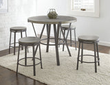 Portland - Round Counter Table - Gray