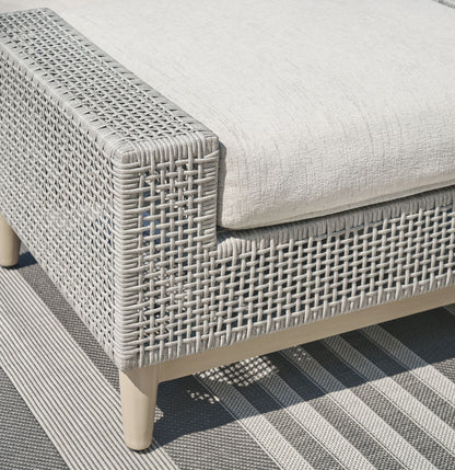 Seton Creek - Ottoman With Cushion - Gray