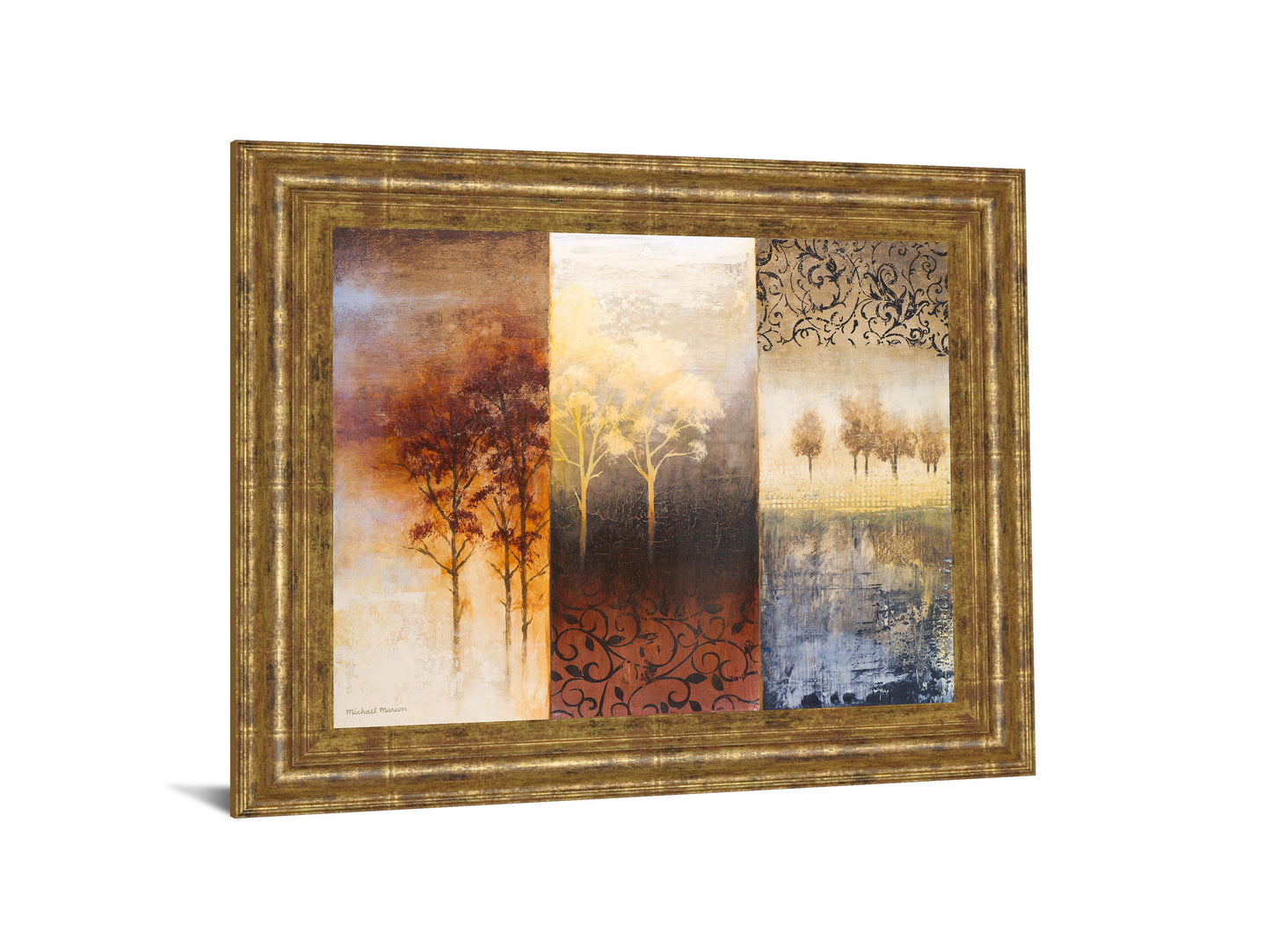 Lost In Trees I By Michael Marcon - Framed Print Wall Art - Light Brown