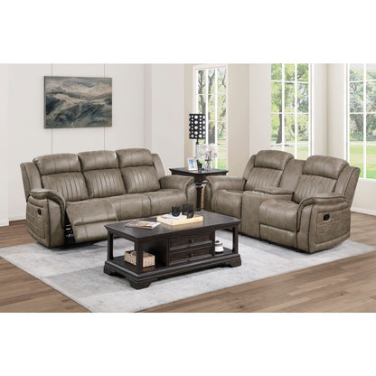 Centeroak - Double Reclining Loveseat With Center Console