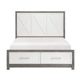 Rowan - Platform Bed With Storage Footboard