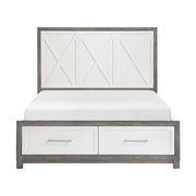 Rowan - Platform Bed With Storage Footboard