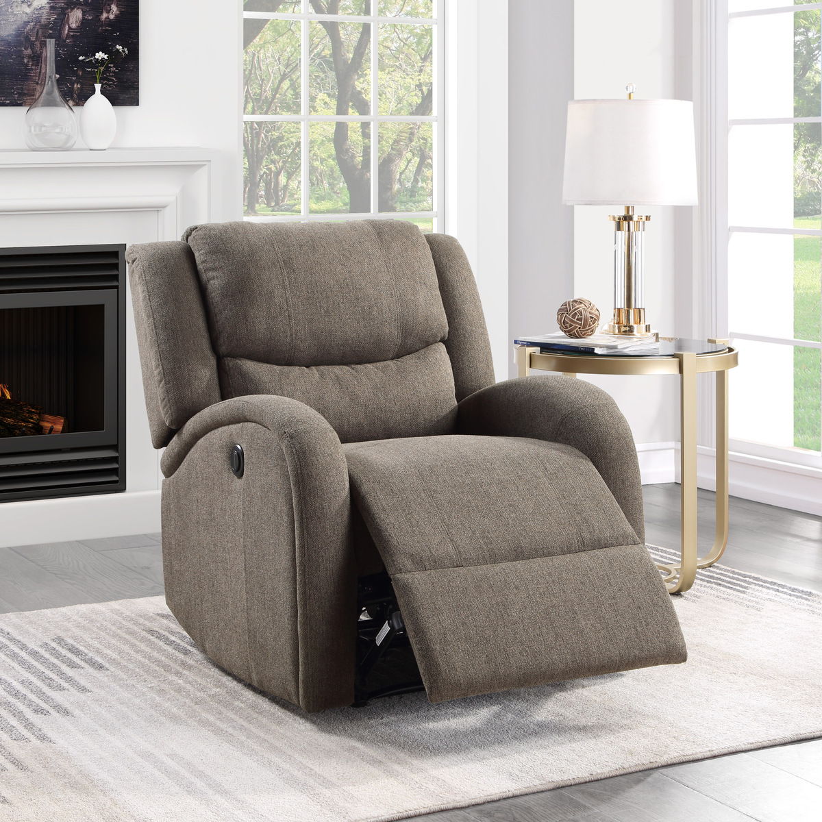 Foxcroft - Power Reclining Chair