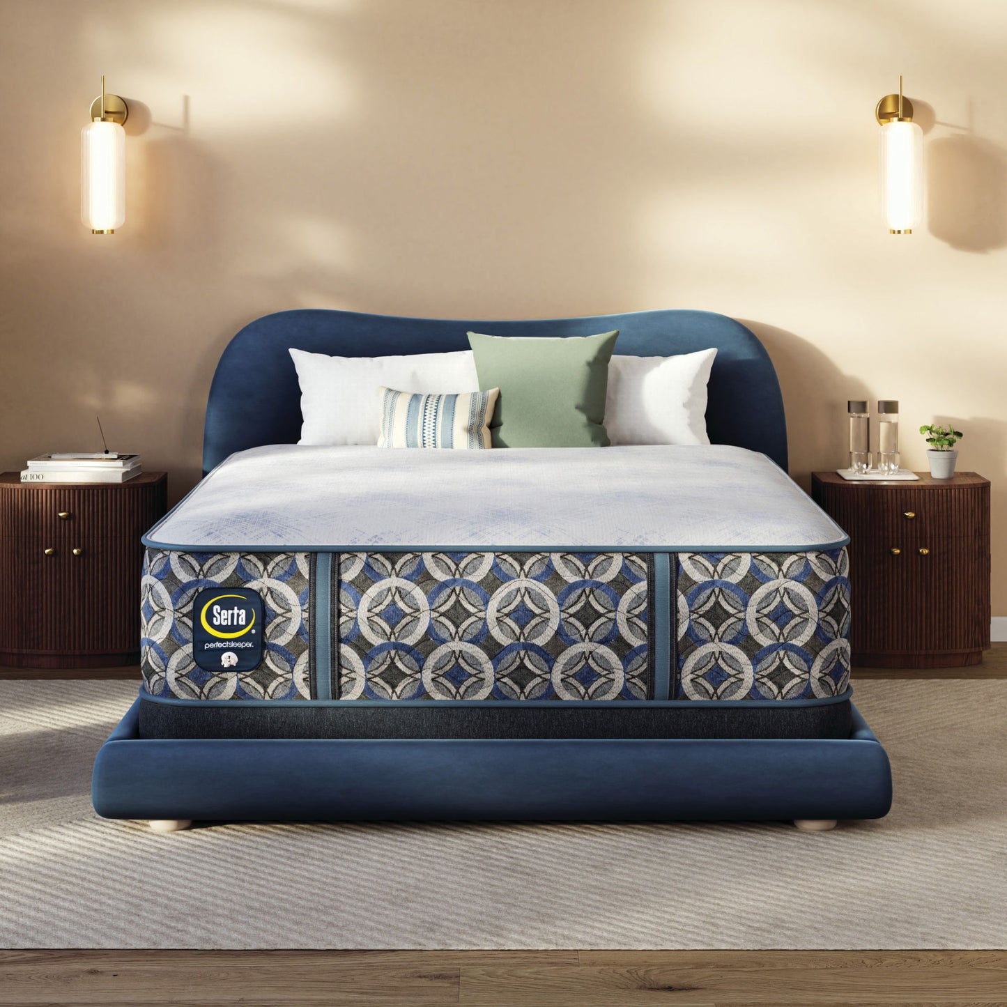 Perfect Sleeper - 13.5" Cascade Bluff Medium Hybrid Mattress