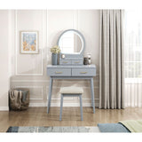 Camilla - Vanity Dresser With Mirror And Stool