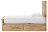 Makidern - Panel Storage Bed With 2 Under Bed Storage Units