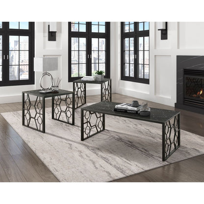 Melody - 3 Piece Pack Occasional Set - Black